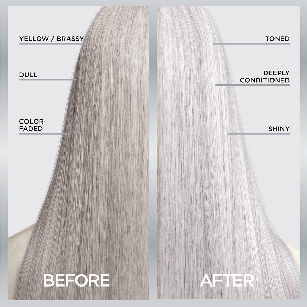L'Oreal Paris application in shower showing one-step in-shower routine