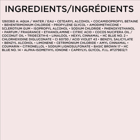 L'Oreal Paris Le Color Gloss packaging label detail highlighting vegan, no-mix formula
