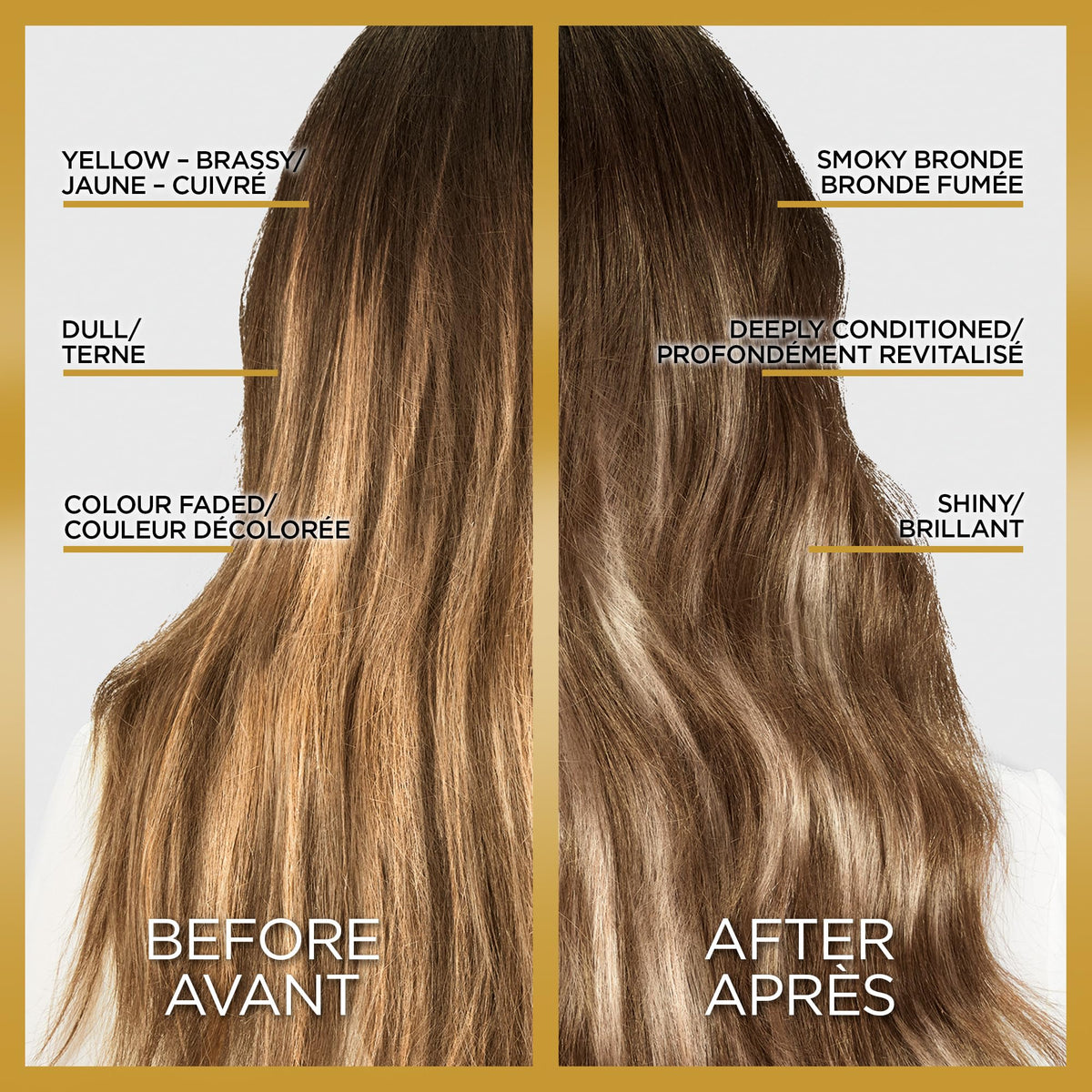 L'Oreal Paris Le Color Gloss being applied in the shower for fast toning and conditioning