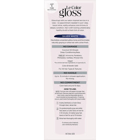 L'Oreal Paris creamy gloss texture on fingers demonstrating conditioning base