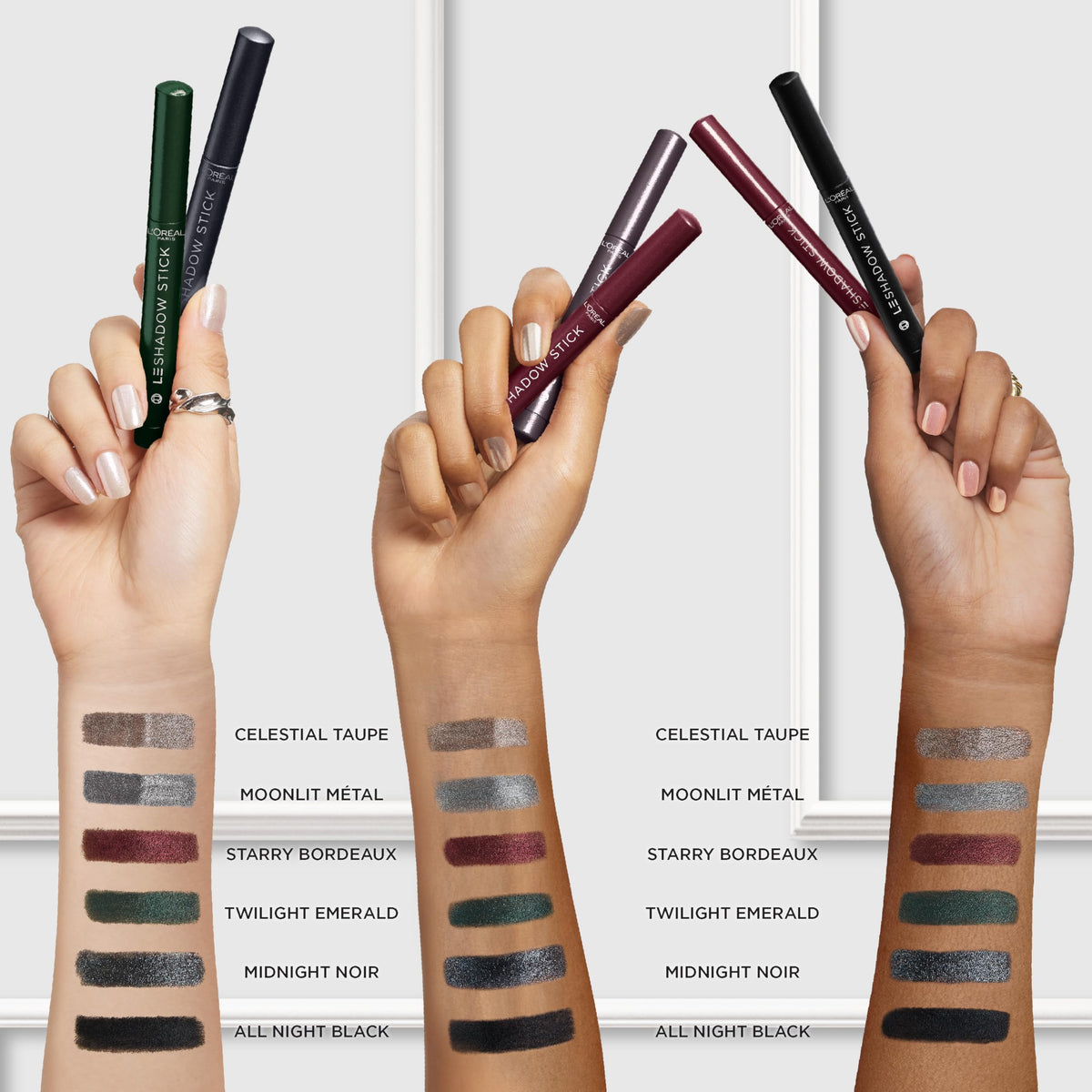 L'Oreal Paris blended smoky eye showcasing diffused edges and long-wear finish
