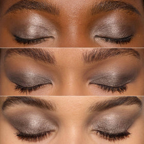 L'Oreal Paris close-up of taupe cream texture illustrating smooth, blendable formula