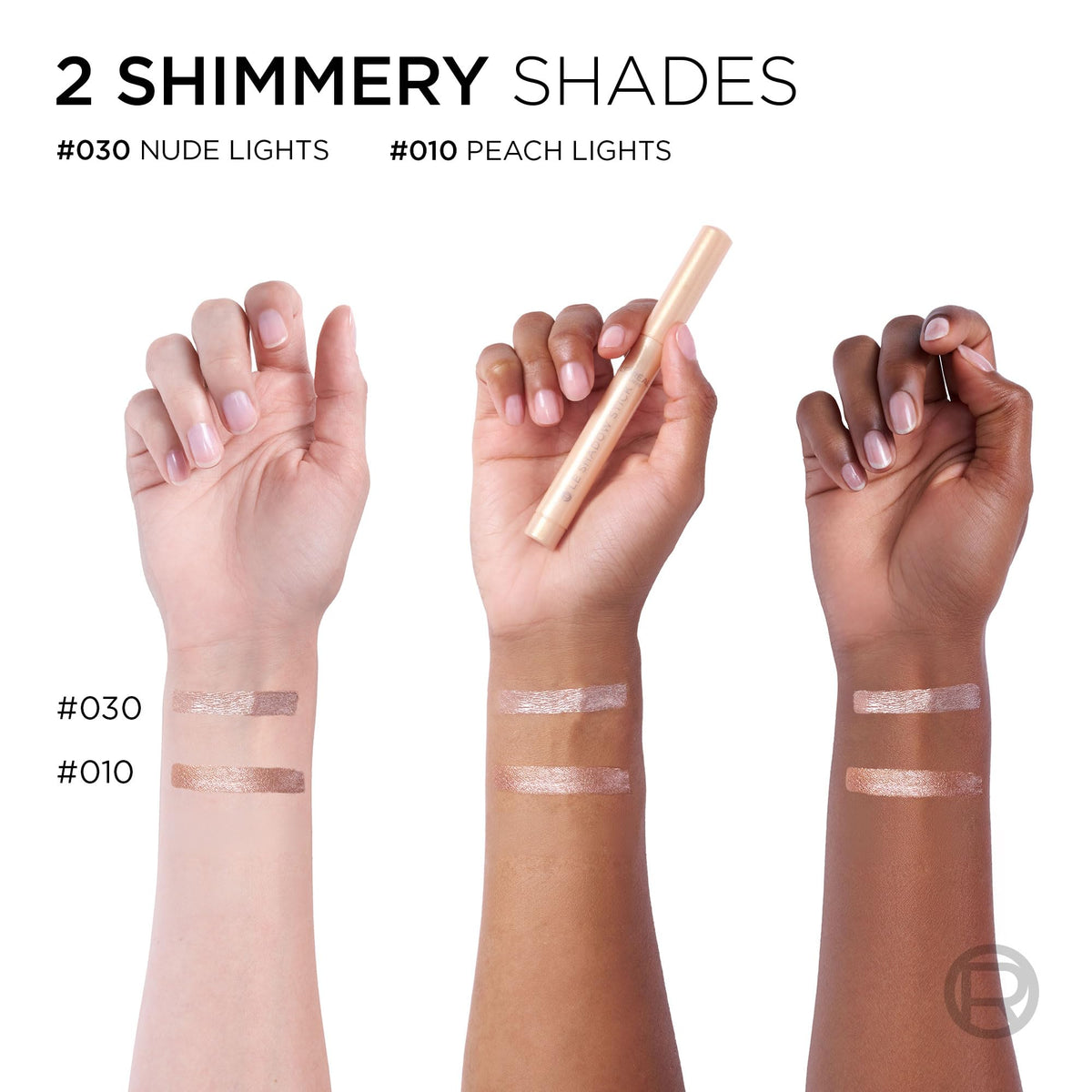 L'Oreal Paris Le Shadow Stick label and shade name for clear shade selection