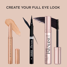 L'Oreal Paris Le Shadow Stick in a makeup bag lifestyle shot for quick touch-ups
