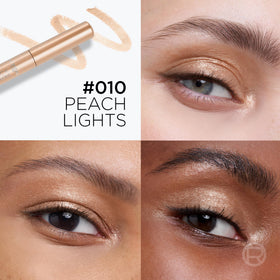 L'Oreal Paris cream eyeshadow texture close-up highlighting shimmer and blendability