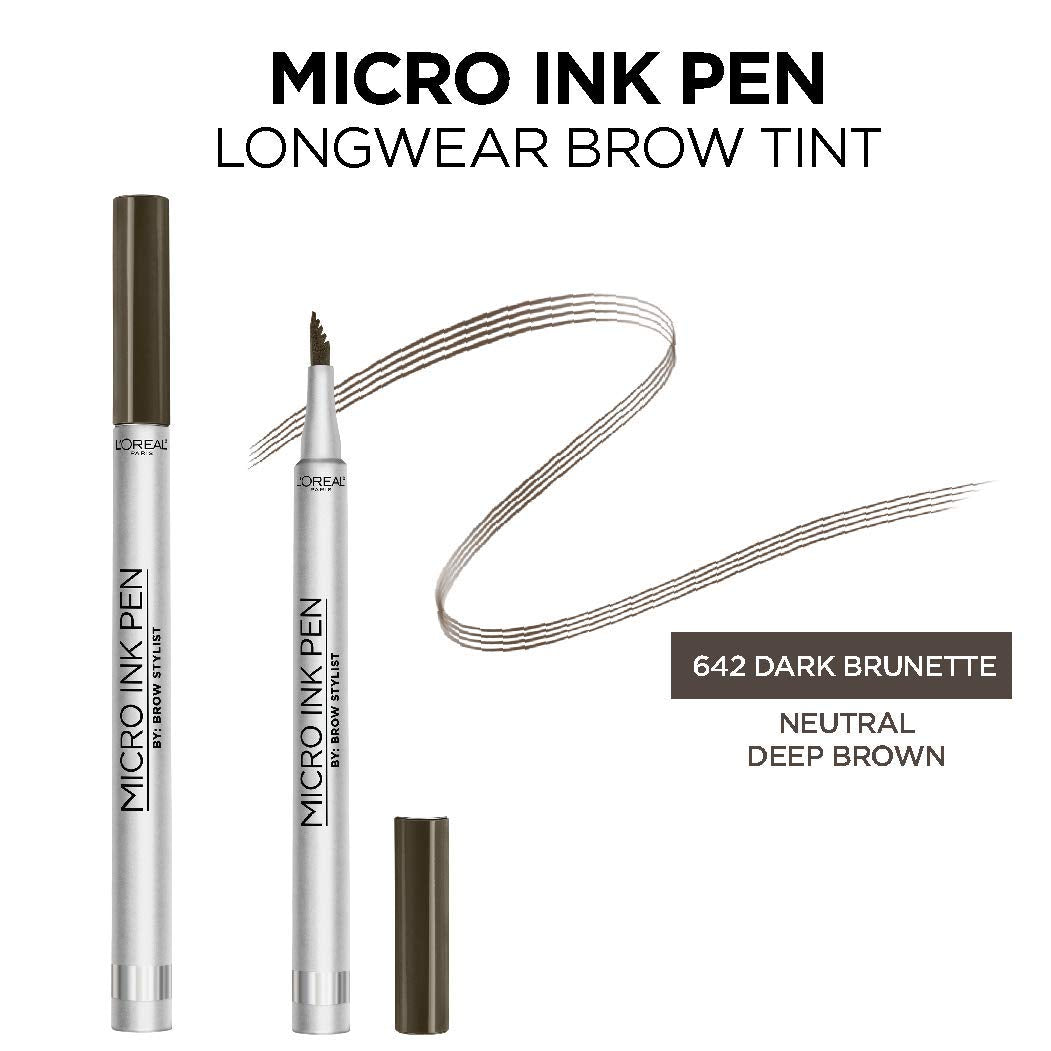 L'Oreal Paris finished brow look in lifestyle setting for lasting hold