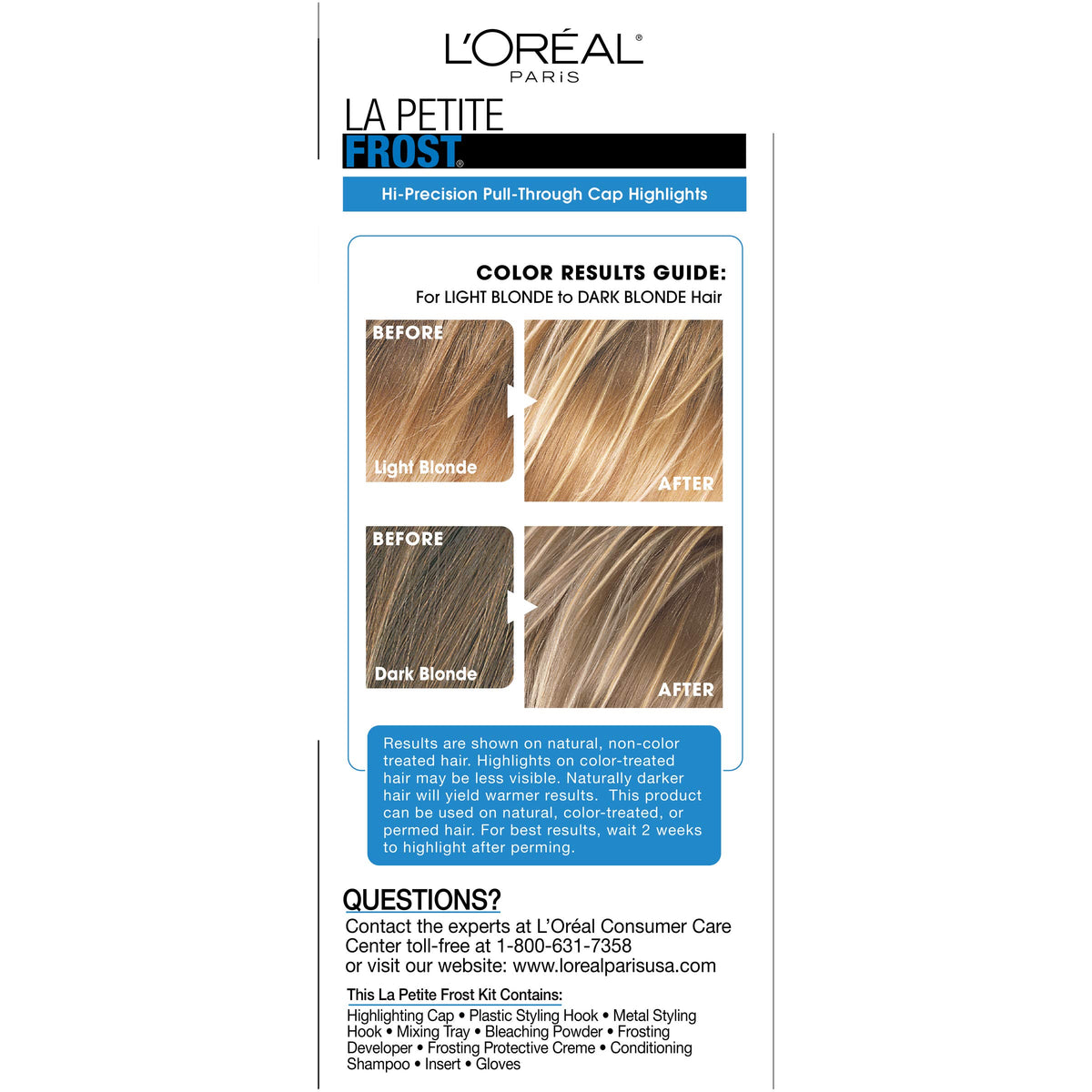 L'Oreal Paris finished styling result showcasing salon-like highlights at home