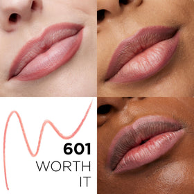 L'Oreal Paris twist-up mechanism close-up demonstrating no-sharpener convenience