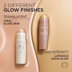 L'Oreal Paris lifestyle shot using stick in mirror for everyday convenience benefit