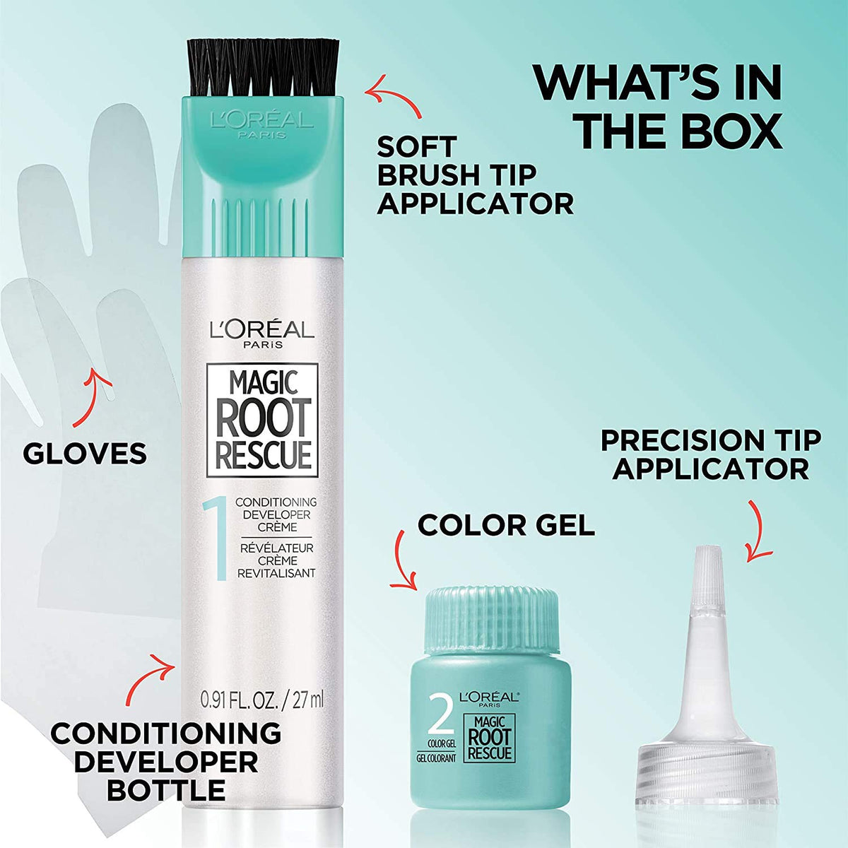 L'Oreal Paris color gel texture close-up showing smooth consistency for even coverage