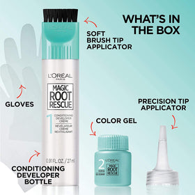 L'Oreal Paris color gel texture close-up showing smooth consistency for even coverage
