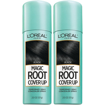 L'Oreal Paris front packaging showing spray cans and product clarity benefit