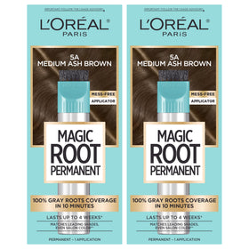 L'Oreal Paris front packaging showing 5A Medium Ash Brown and benefits