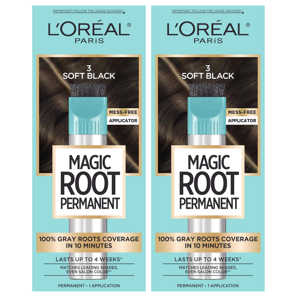 L'Oreal Paris front packaging showing kit and benefits for quick touch-ups