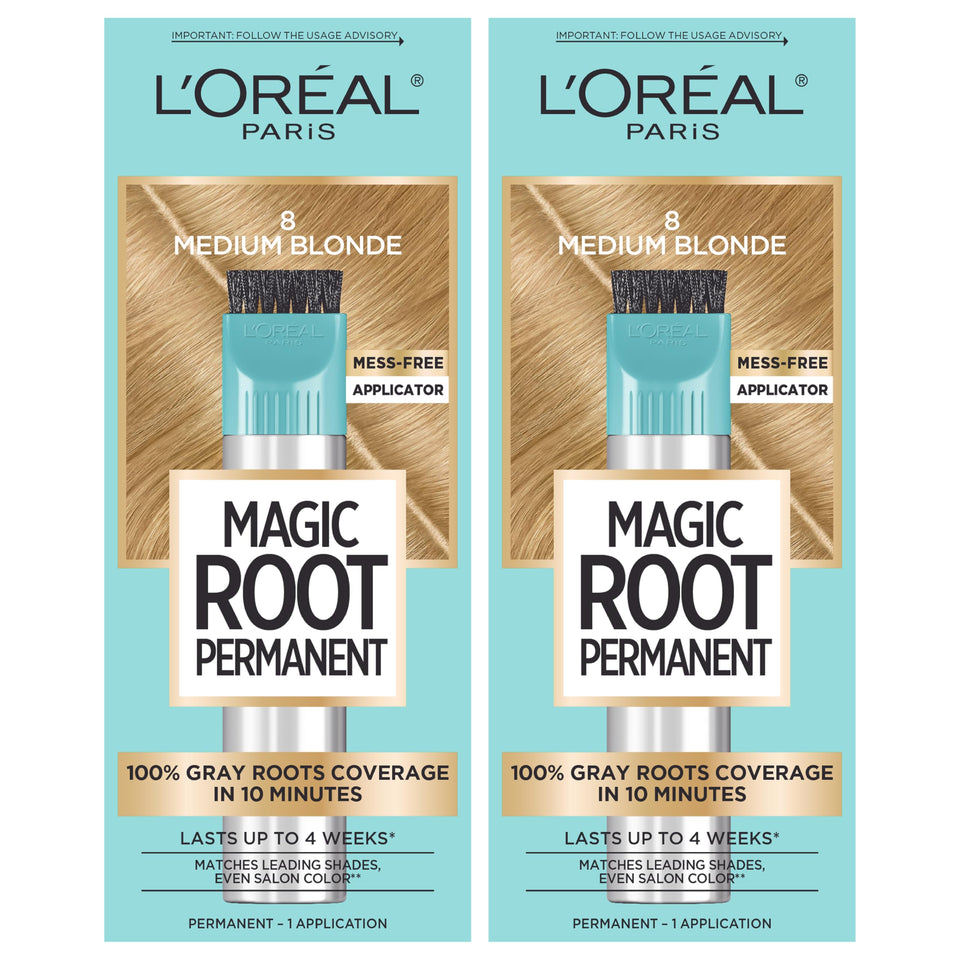 L'Oreal Paris front packaging showing kit and shade for quick identification and confidence