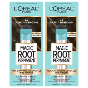 L'Oreal Paris front packaging of Magic Root kit showing shade and fast results