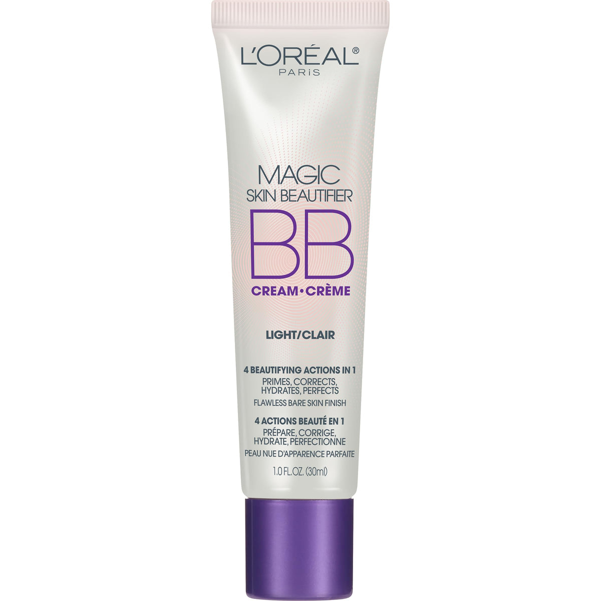 L'Oreal Paris front packaging showing product and shade, effortless daily finish