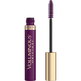 L'Oreal Paris front packaging showing deep violet mascara for bold volume