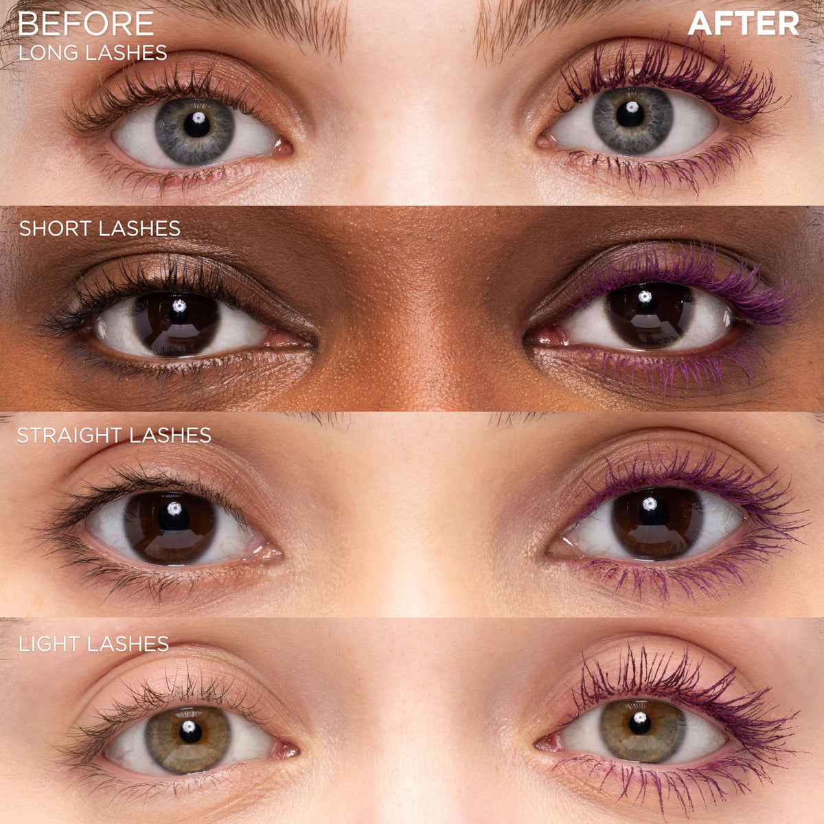 L'Oreal Paris creamy mascara texture swirl showing smooth application benefit