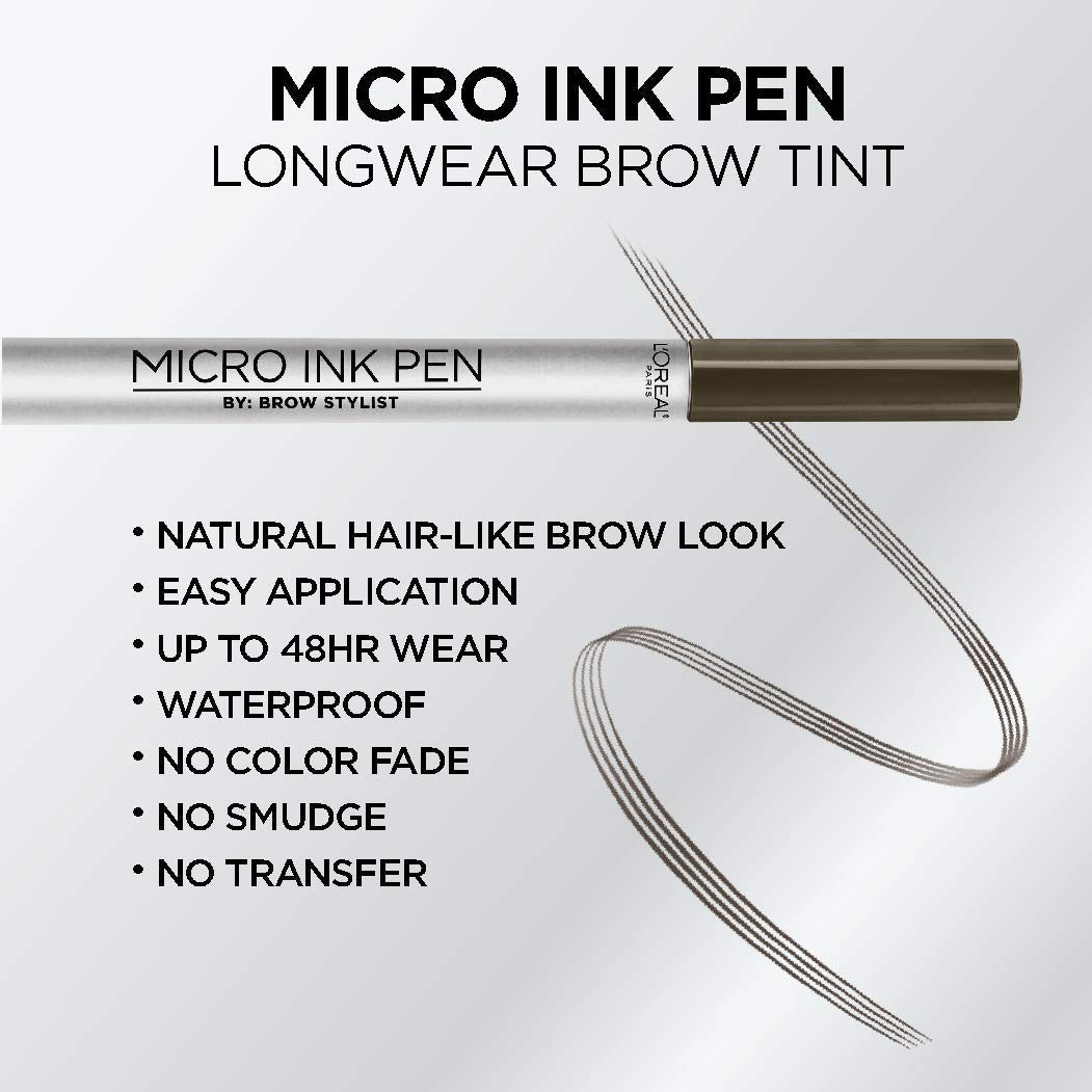L'Oreal Paris comb tip close-up demonstrating precise hair-like strokes