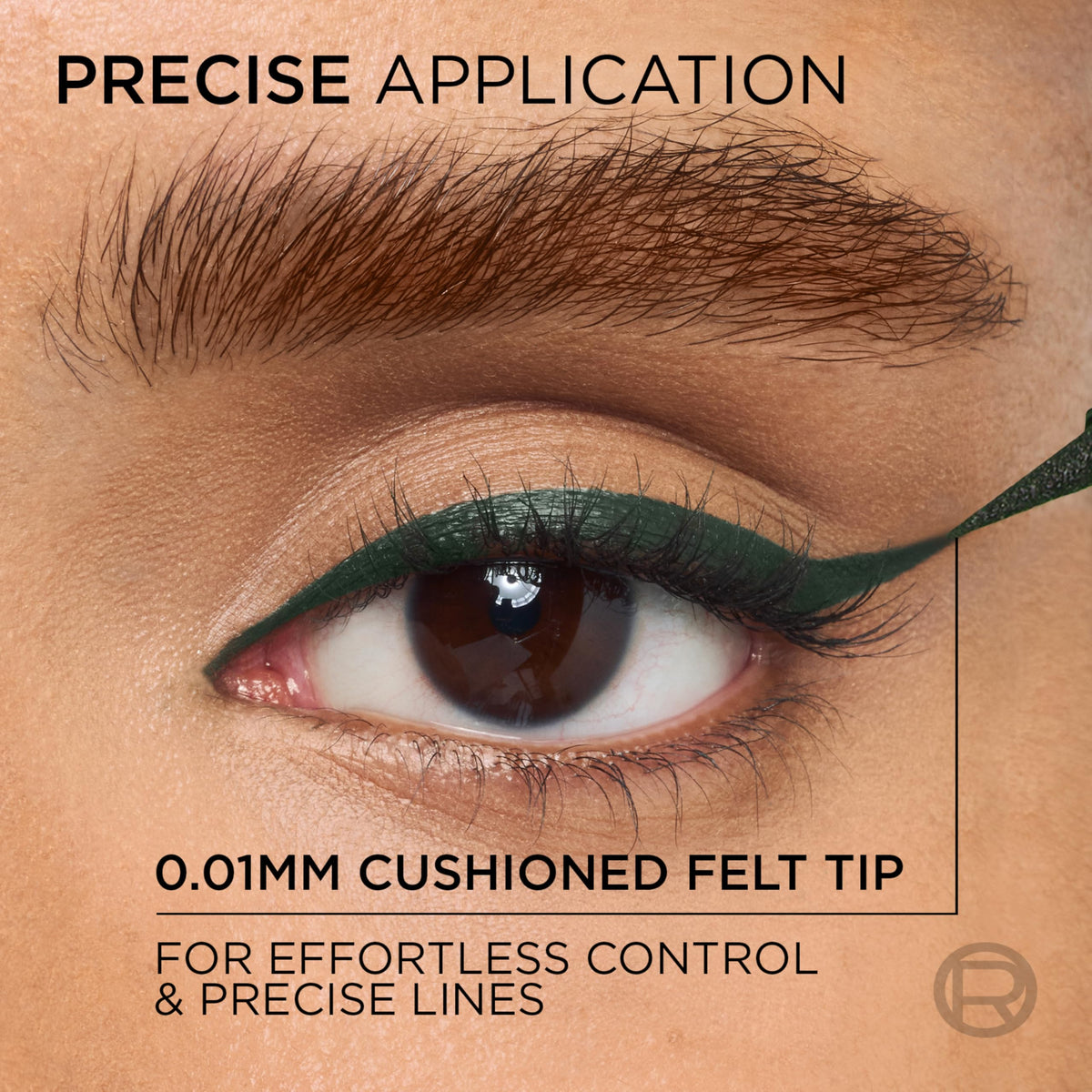 L'Oreal Paris micro-tip close-up for precise hairline strokes