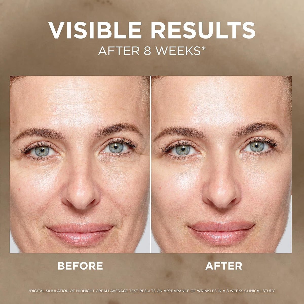 L'Oreal Paris open jar texture highlighting smooth, wrapping cream