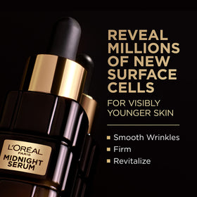 L'Oreal Paris pump detail highlighting precise dispensing and less waste