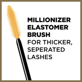 L'Oreal Paris applied on upper lashes demonstrating amplified length and defined separation