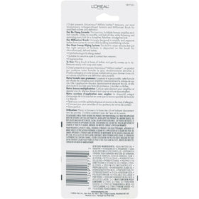 L'Oreal Paris tube inside a makeup bag illustrating daily-ready volumizing benefit on-the-go