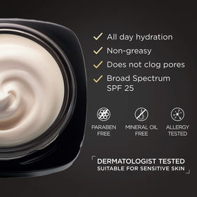 L'Oreal Paris jar on a bathroom shelf in morning routine scene showing everyday protection benefit