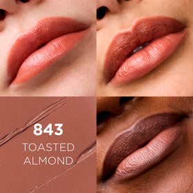 L'Oreal Paris open bullet close-up showing creamy texture and smooth glide