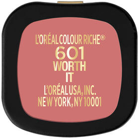 L'Oreal Paris product back label showing ingredients and longwear claims clearly