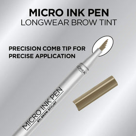 L'Oreal Paris packaging label detail highlighting waterproof longwear formula