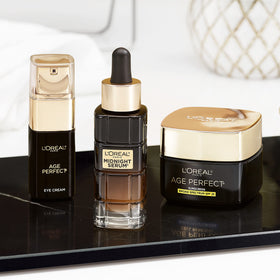 L'Oreal Paris moisturizer paired with midnight serum showing complementary routine benefit