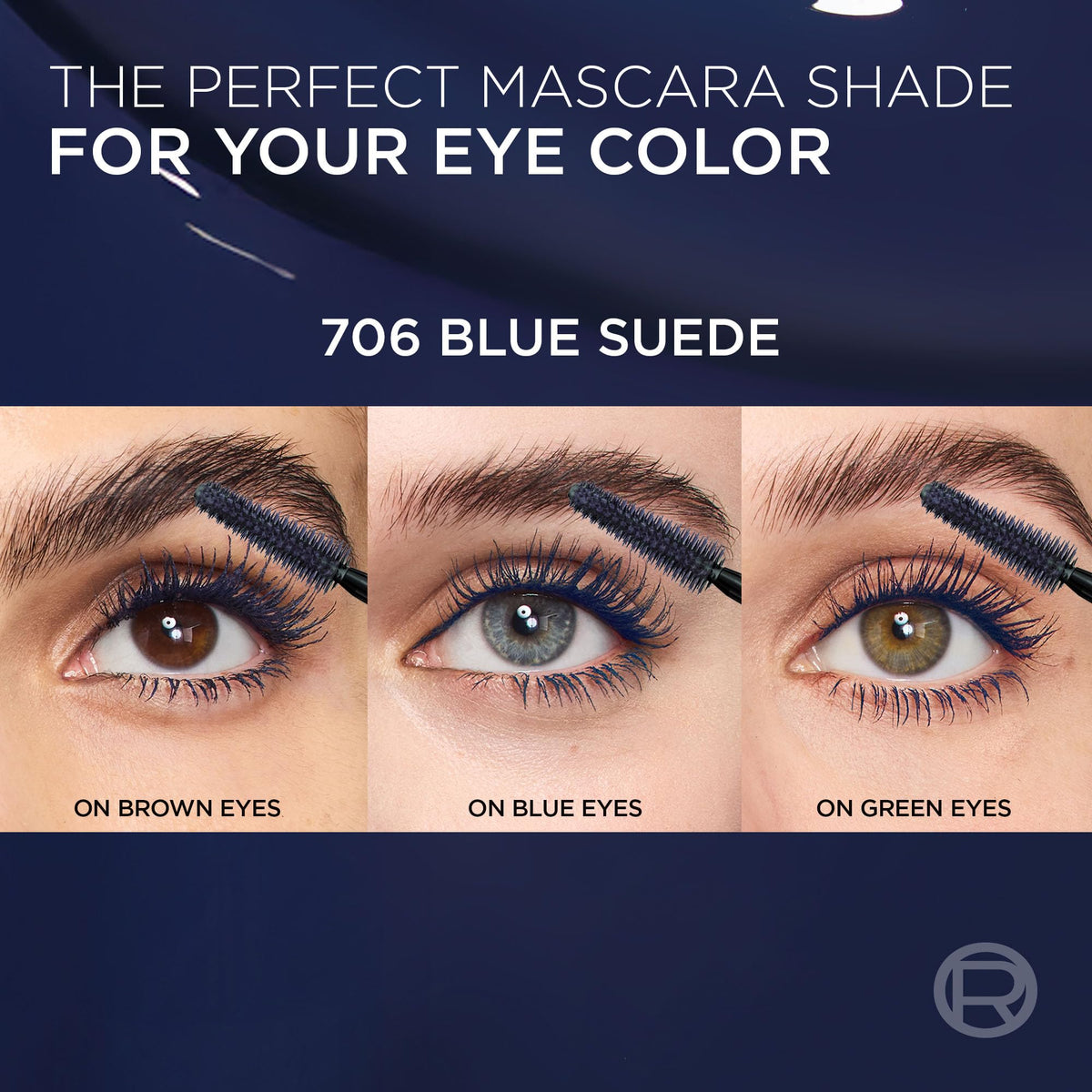 L'Oreal Paris Panorama lashes before and after showing fanned volume and lengthening effect