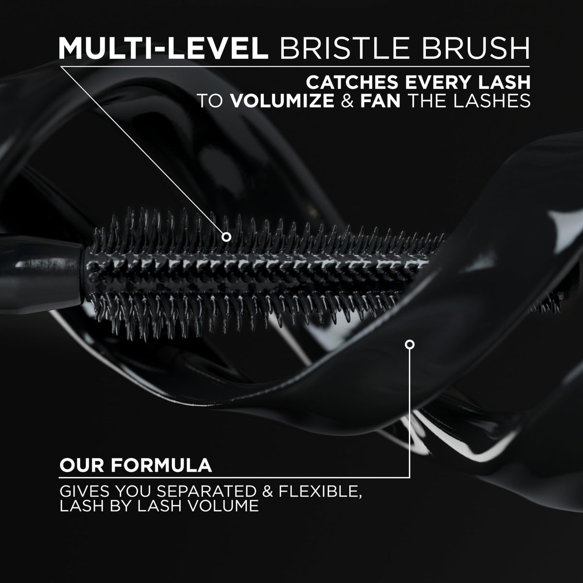 L'Oreal Paris side application shot showing precise root-to-tip coating