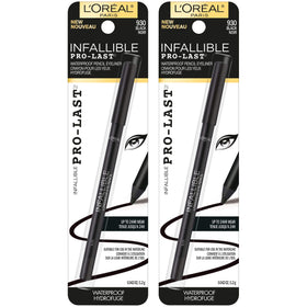 Close-up of L'Oreal Paris pencil tip highlighting creamy texture and smooth glide