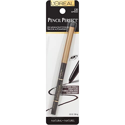 L'Oreal Paris Pencil Perfect tip close-up showing creamy texture for smooth glide