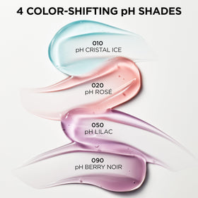 L'Oreal Paris product on lips during application showing personalized color transformation