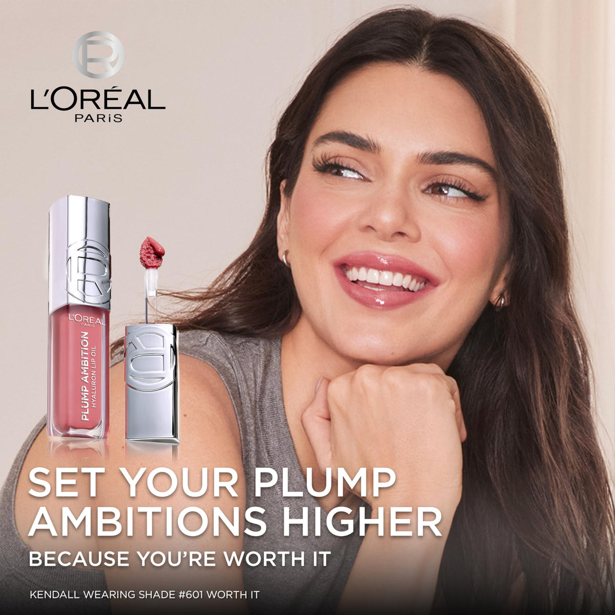 L'Oreal Paris swatch of Wine O'clock 485 on skin showing color payoff and shine