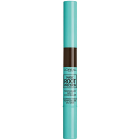 L'Oreal Paris pen front packaging showing product and shade dark brown for quick touch-ups