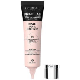 L'Oreal Paris front packaging showing primer bottle and branding for clear identification and trust