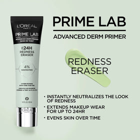 L'Oreal Paris primer texture close-up highlighting smooth finish and blendability benefits