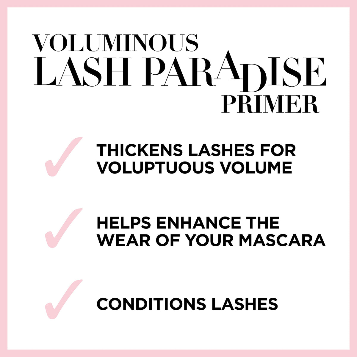 L'Oreal Paris primer on vanity suggesting easy daily lash prep