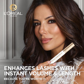 L'Oreal Paris white primer texture close-up showing lightweight finish
