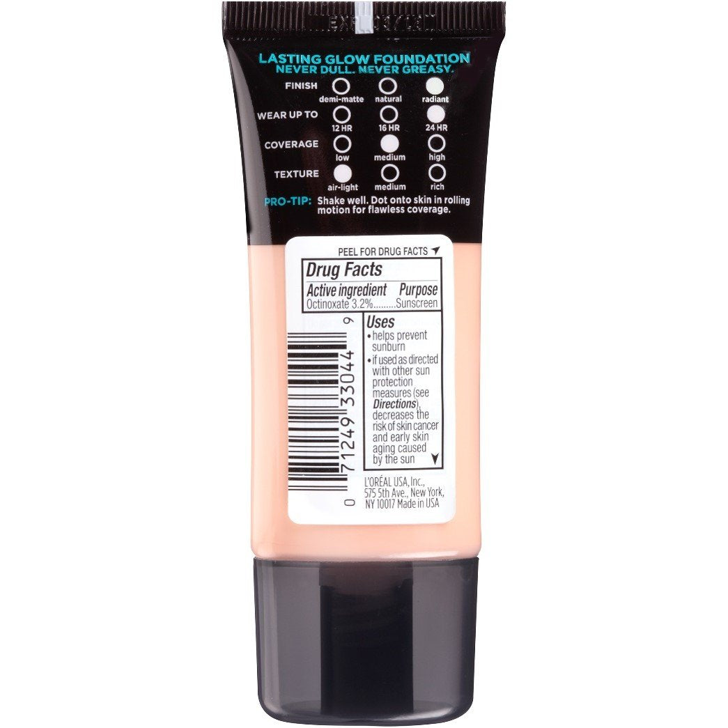 L'Oreal Paris close-up texture showing creamy hydrating finish