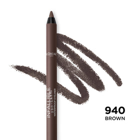 L'Oreal Paris close-up of sharpened pencil tip highlighting smooth precise application