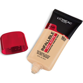 L'Oreal Paris pump detail highlighting controlled dispensing and easy application