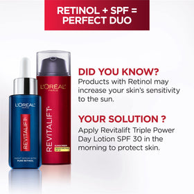 L'Oreal Paris ingredient list focus emphasizing stabilizing technology benefit