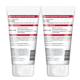 L'Oreal Paris cleanser placed by sink in morning routine scene showing effortless use benefit